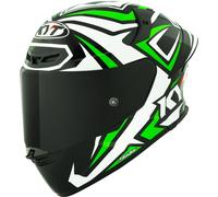 KYT TT-Revo Alex Lowes Replica 2024 Helmet, white-green, size XS for Men