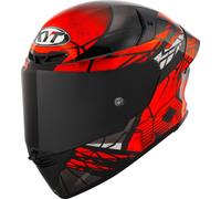KYT TT-Revo Combustion Helmet, red, size M for Men