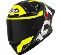 KYT TT-Revo Electron Helmet, black matt/yellow, size XXL (63)