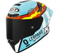 KYT TT-Revo Leopard Replica Helmet, red/yellow, size XL (61/62)