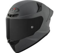 KYT TT-Revo Plain Helmet, grey, size 2XL for Men