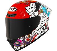 KYT TT-Revo Sushi Time Helmet, white-red, size 2XL for Men