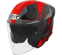 Jet Helmet KYT TTR-JET Led Black/Red