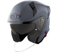 KYT TTR-Jet Plain Jet Helmet, grey, size M for Men