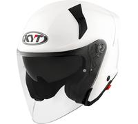 KYT TTR-Jet Plain Jet Helmet, white, size S for Men