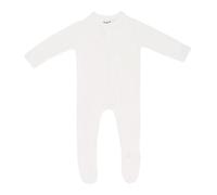 KYTE BABY Unisex Zipper Closure Footies, Rayon Made From Bamboo 6-12 Months Cloud