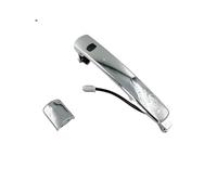 KYTGIOL Exterior Door Handle Replacement Compatible with Nissan for Rogue 2008 2009 2010 2011 KEYLESS Door Outer Handle Chrome with Entry Button 80640-CA012 80645-CA000