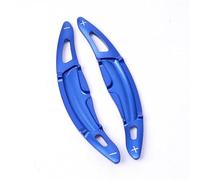 KYTGIOL Quick Shift Paddles Compatible with Porsche for Boxster for Cayman 718 for 911 2016-2019 Car Dull Polish Steering Wheel Shift Paddle Shifter(Blue)