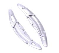 KYTGIOL Quick Shift Paddles Compatible with Porsche for Boxster for Cayman 718 for 911 2016-2019 Car Dull Polish Steering Wheel Shift Paddle Shifter(Silver)