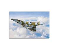 KYTIN Military Aircraft Poster Avro Vulcan B.MK Fighter Bomber Decorative Painting Canvas 12x18inch(30x45cm)