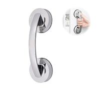 Kytpyi Anti-Slip Strong Grab Rails for Elderly, Bathroom Suction Rails for Glass Door & Shower (Silver)