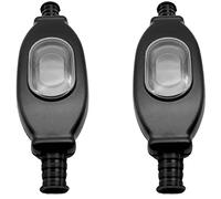 Kytpyi Cord Switch 250v, 2pcs in Line Outdoor Inline Waterproof, Ip65 Dustproof and Waterproof Certification Push Button for Lamps, Electrical Appliances, Transformers, (AM02240811KY)