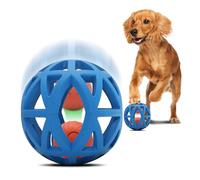 Kytujoy Interactive Dog Toy, Smart Jumping Bouncing Ball Inside Durable Rubber Shell, Automatic Moving Vibrating Ball for Medium/Large Dogs, Dog Enrichment Toy to Keep Them Busy (Blue & Orange)