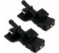 KYUBNUI 2pcs Car Front Window Windscreen Wiper Washer Nozzles Jet Wiper Nozzle for Mitsubishi Outlander 3 GF GG ZJ ZK ZL 12-20