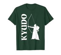 Kyudo Archery Samurai Japanese Archery yumi Bows T-Shirt, Men, Dark Green, X-Large
