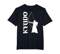 Kyudo Archery Samurai Japanese Archery yumi Bows T-Shirt, Men's Big and Tall, Black, 2X Tall