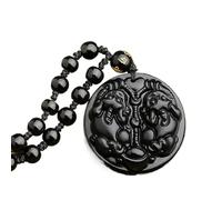KYUEPONG Feng Shui Necklace, Feng Shui Double Pixiu Piyao Necklace(Cord Version)