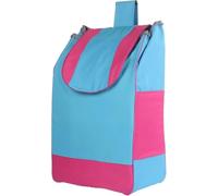 KYUEPONG Trolley Replacement Bag, 39L Hand Cart Replacement Bag,Reusable Trolley,Oxford Cloth Shopping Spare,Foldable(Pink)