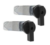 Kyuionty 2 Pcs T Handle Thumb Cam Lock Swing Knob Turn Latch for Cabinet Drawer