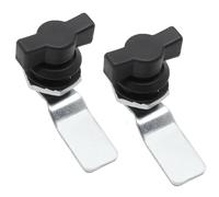 Kyuionty 2 Pcs Thumb Operated Offset Cam Lock, T Handle Thumb Cam Lock Swing Knob Turn Latch for Machine Cabinet Drawer