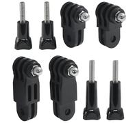 Kyuionty 3-Way Adjustable Extension Pivot Arm, Long & Short Straight Joints Adapter Mount Kit Compatible with GoPro Hero 13-3+/SJCAM/GeekPro (Same and Vertical Direction)