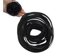 Kyuionty 50 Pcs Recorder Belts Mix 40-135mm, 4mm Flat Rubber