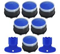 Kyuionty 8PCS M18.2 Faucet Aerator, Sink Cache Flow Limiter with Faucet Aerator, Faucet Removal Tool for Bathroom, Kitchen