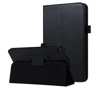KYVIAUM Case for Galaxy Tab A 8.0 2019 Without S Pen Model T290, Slim Premium Leather Folding Stand Cover Case for Samsung Galaxy Tab A 8.0 Inch 2019 Tablet (Model SM-T290/SM-T295) - Black