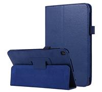 KYVIAUM Case for Galaxy Tab A 8.0 2019 Without S Pen Model T290, Slim Premium Leather Folding Stand Cover Case for Samsung Galaxy Tab A 8.0 Inch 2019 Tablet (Model SM-T290/SM-T295) - Dark Blue