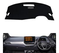 KYVQJDGS Fit for VW ID.4 CROZZ/ID.4 2020-2022 RHD, Car Dashboard Cover, Black Dashboard Cover, Sun Protection Dash Cover, Easy to use