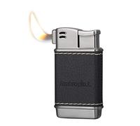 Kywa Honest Tobacco Pipe Lighter - Genuine Leather Soft Flame Refillable Butane Lighters for Men