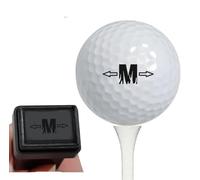 KYWLJPTDPN Golf Ball Initial Stamp Personalized 26 Letter A-Z,Initial Name Golf Stamp Reusable Golf Ball Mark Your Own Golf Ball Stamp Golfer Gift (M)
