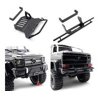 KYX Racing Alloy Front Rear Bumper Set Upgrades Parts Accessories for RC Crawler Car Traxxas 6x6 TRX6 TRX4