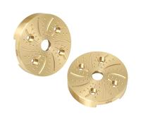 KYX Racing Brass Heavy Weight Outer Portal Drive Housing Portal Cover Plates Upgrades Parts Accessories for 1/10 RC Crawler Axial AXP8 Gilamon 2.2