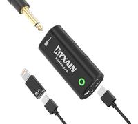KYXAIN Guitar Audio Interface Pocket Internal Recording Sound Card with Type-C & Lightning for Live Streaming by iPad, iPhone, Android, PC Plug and Laptop Plug & Play