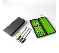 KYXKHSAA Premium Golf Putter Pen Set Creative Writing Supplies Ballpoint Simulated Golf Course Metal Beautiful G Ballpoint Pens Blue