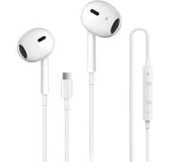 Kyxoovex USB-C Wired In-Ear Headphones with HiFi Stereo Sound, Noise Isolating Earbuds, Built-in Microphone and Volume Control, Compatible with Most Type-C Enabled Devices