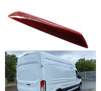 KYYET 3rd Tail Lamp Compatible with Transit MK8 Tourneo Custom LED High Mount Level Rear Third Brake Stop Light -Red lens