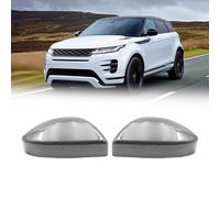 KYYET Carbon Fiber Pattern Door Wing Mirror Cover Cap Casing Fits For Land Rover Discovery Sport 2014-2022，Fits for Range Rover Evoque 2014-2022