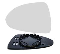 KYYET Exterior Wing Mirror Glass Left Side Convex Heated With Backing Plate Compatible with Vauxhall Corsa D 2006-2014/ Vauxhall Corsa E 2014-2020