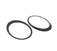 KYYET Gloss Black Driver & Passenger Side Headlight Trim Ring Bezel Compatible with Mini Cooper 2007-2014 R56 R56 R57 R58 R59