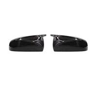 KYYET M Style Gloss Black Rear view Wind Door Side Mirror Cover Caps Compatible with X5 X6 E70 E71 2007-2013