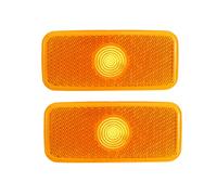 KYYET Side Marker Light Amber Lamp Reflector Lens Compatible with FORD TRANSIT MK6 MK7 2000-2014（Pair of 2）
