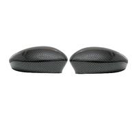 KYYET Side Wing Mirror Cover Cap Casing Compatible With Fiat 500 2007-2020(Carbon Fiber Pattern)