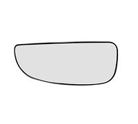 KYYET Wing Rearview Heated Mirror Glass Convex Compatible with 2006-2019 Citroen Jumper Relay, Peugeot Boxer, Fiat Ducato (Lower Left)