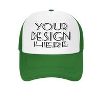 KYZMZ Custom Hats for Men Personalized Trucker Hats Add Your Own Image/Text/Logo Baseball Cap Green