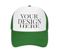 KYZMZ Custom Hats Wholesale Price for Men Personalized Trucker Hats Baseball Cap Add Your Own Image/Text/Logo Green