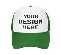 KYZMZC Custom Baseball Cap Design Your own Hats, Custom Hats, Logo, Personalized Baseball Cap, Personalized Baseball Cap Green