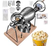 KYZTMHC High Pressure Popcorn Maker Chinese Popcorn Cannon Hand Puffed Rice Maker Nostalgia Popcorn Popper Stovetop Maquina de Palomitas de Maiz (Color : 328ml)