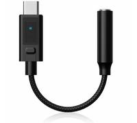 KZ AM02 Portable DAC - Professional-Grade Sound Enhancement with Type-C to 3.5mm Female Adapter for KZ HiFi Headphones